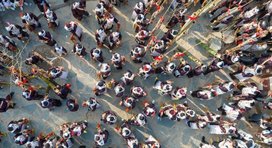 貴州從江:岜沙苗寨歡度蘆笙節(jié)